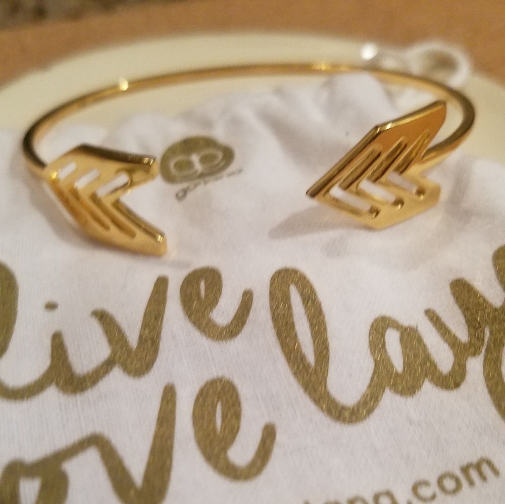 Gorjana chevron gold arrow cuff bracelet